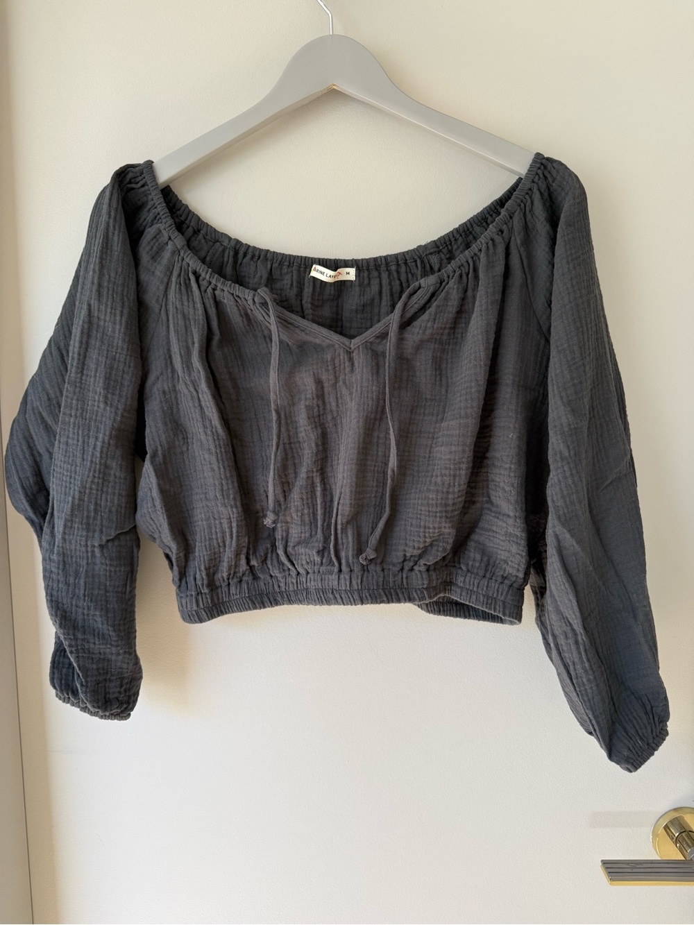 Marine Layer Crop Shirt